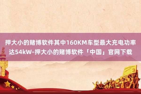 押大小的赌博软件其中160KM车型最大充电功率达54kW-押大小的赌博软件「中国」官网下载