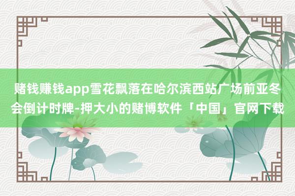 赌钱赚钱app雪花飘落在哈尔滨西站广场前亚冬会倒计时牌-押大小的赌博软件「中国」官网下载