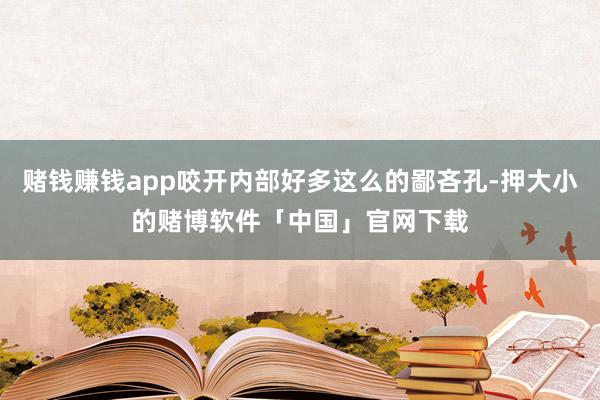 赌钱赚钱app咬开内部好多这么的鄙吝孔-押大小的赌博软件「中国」官网下载
