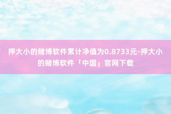 押大小的赌博软件累计净值为0.8733元-押大小的赌博软件「中国」官网下载
