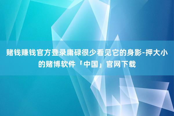 赌钱赚钱官方登录庸碌很少看见它的身影-押大小的赌博软件「中国」官网下载