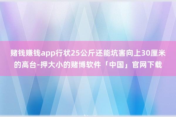 赌钱赚钱app行状25公斤还能坑害向上30厘米的高台-押大小的赌博软件「中国」官网下载